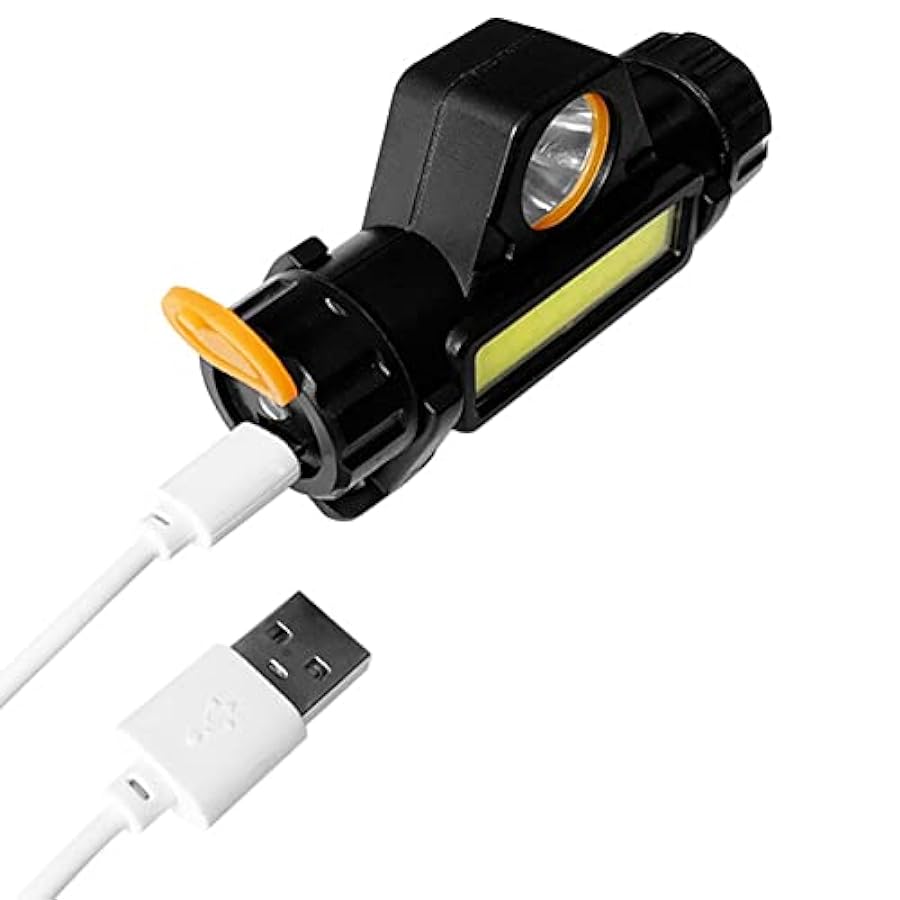 alta qualità HDYS Luce LED Testa Luce di Pesca Esterna Luce Della Testa Ricaricabile USB Forte Torcia Genuine contatore