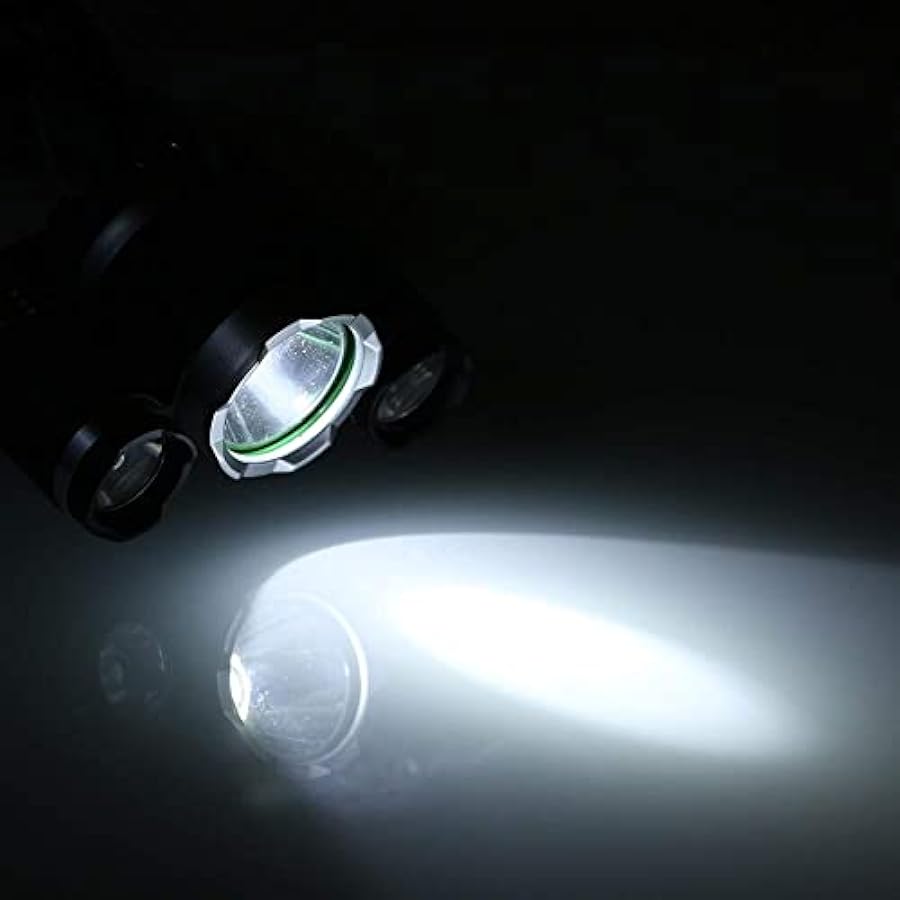 offerta speciale CNGY Torcia LED super luminosa, zoomabile, 5000 lumen, USB, ricaricabile, impermeabile, con batteria, per campeggio, escursioni, colore nero disponibili