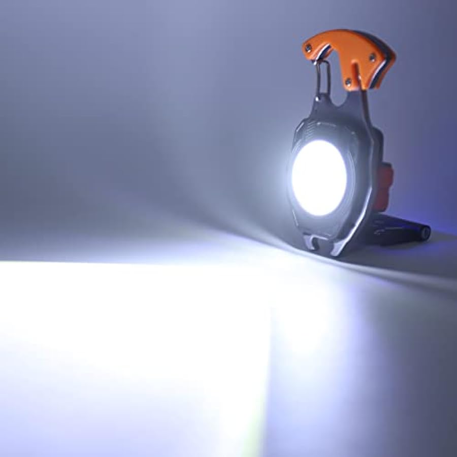 sconto alto Piccola Torcia a LED con 6 modalità di Luce per Casa e All´aperto - Arancione negozio online