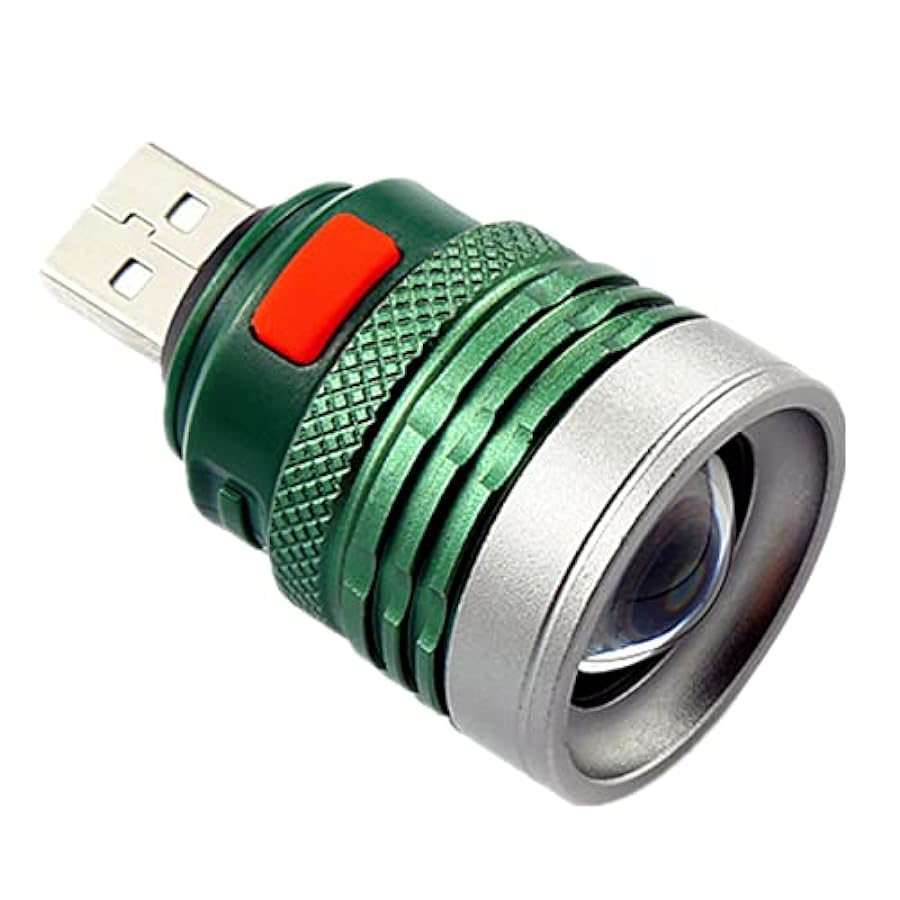 perfetto Zoomable-Torcia USB portatile ultra luminosa Mini 3 modalità Torcia USB Flash-Light Alimentata da USB Interfaccia Regali per Bambini vendita calda