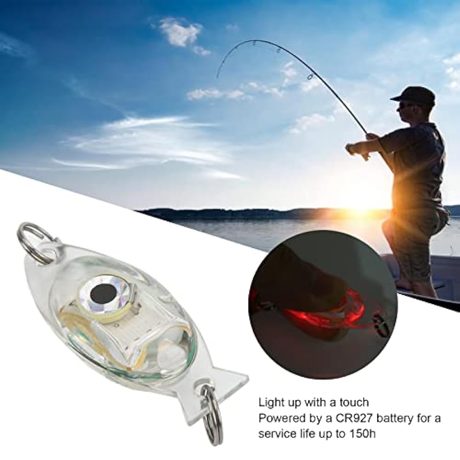 fabbrica diretta minifinker Lampada da Pesca a LED, Luce da Pesca a Goccia Profonda Universale Robusta per la Pesca Notturna(Luce Rossa) offerte