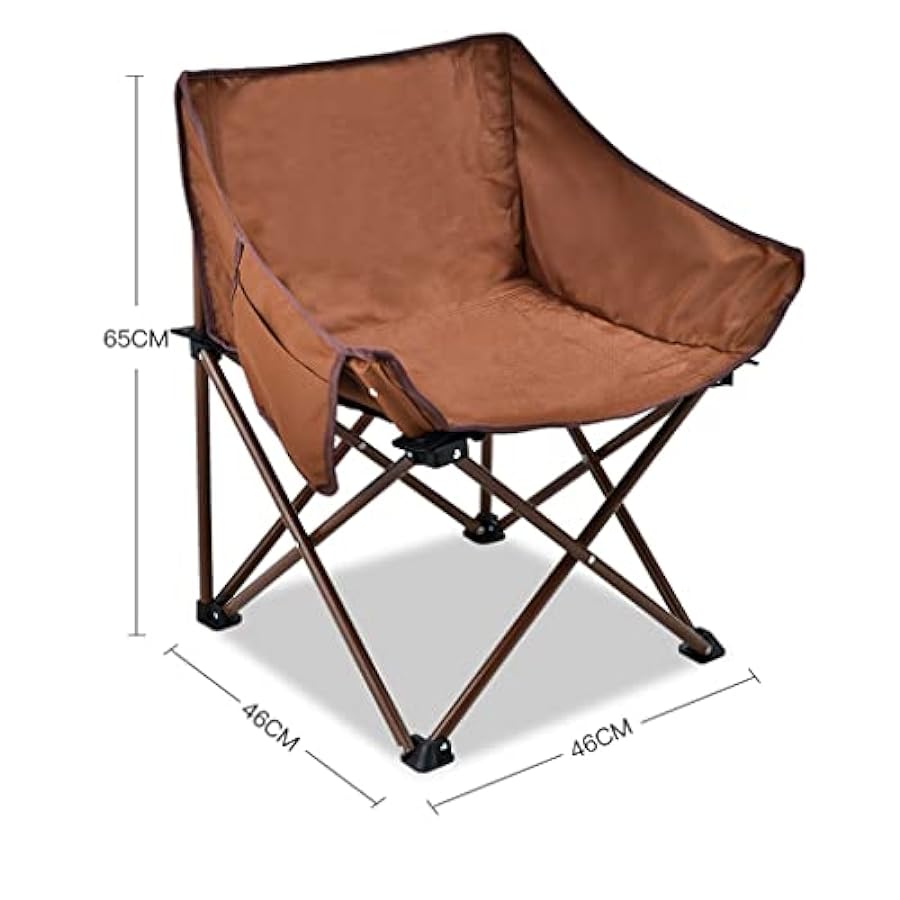 buon prezzo SDFGH Sedia pieghevole esterna sedia da campeggio moon sedia portatile sedia da spiaggia sedia da pesca schienale a buon mercato