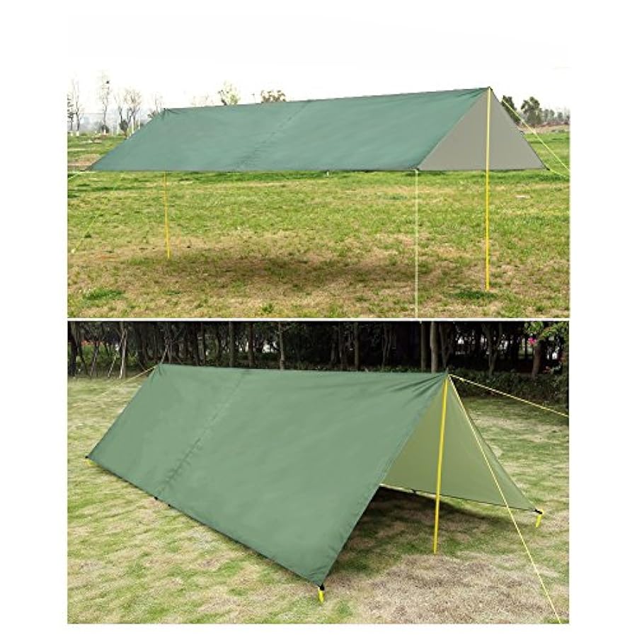 magnifico Tendalino Pioggia, Tenda Parasole Leggera Portatile per Escursione Campeggio ( Colore : Verde ) romanzo