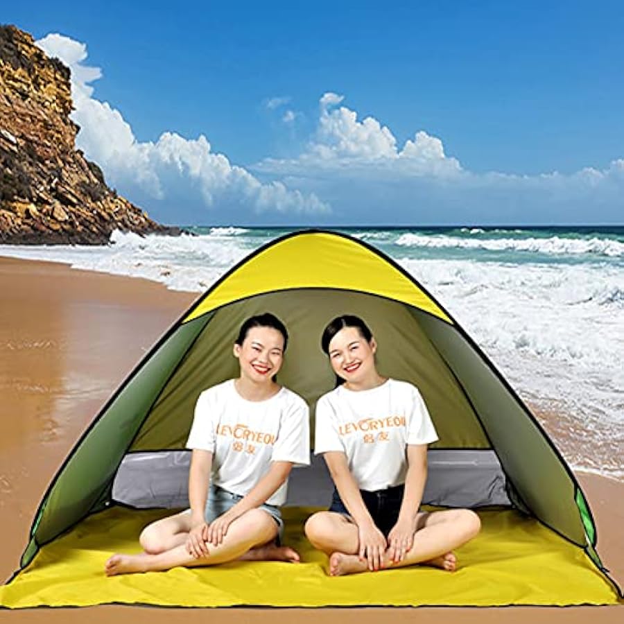 bello HUIOP da campeggio all´aperto pop-up Fun-Play automatica istantanea di protezione da sole da sole per campeggio Beach Backyard,istantanea automatica disponibili