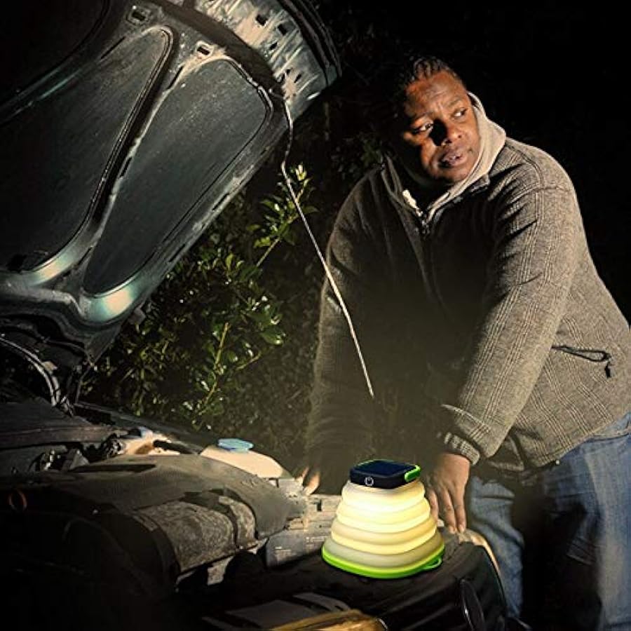 scontato letaowl Lanterna da Campeggio LED Camping Lantern Batteria Ricaricabile (Alimentato da Pannello Solare e Ricarica USB) Torcia Pieghevole outlet online shop
