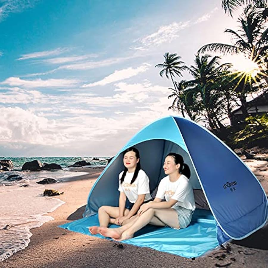 bello HUIOP da campeggio all´aperto pop-up Fun-Play automatica istantanea di protezione da sole da sole per campeggio Beach Backyard,istantanea automatica disponibili